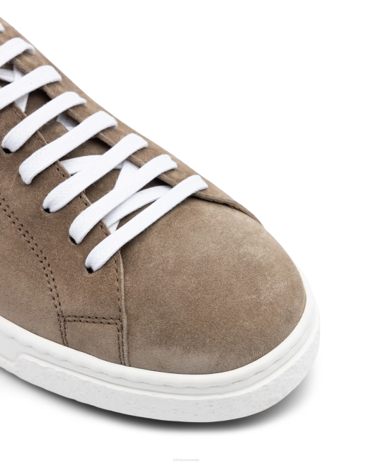 Torino Suede Calf Sneakers Lottusse Men Taupe Footwear L4RH107