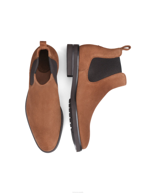 Holborn Calf Suede Boots Lottusse Men Brown Footwear L4RH147