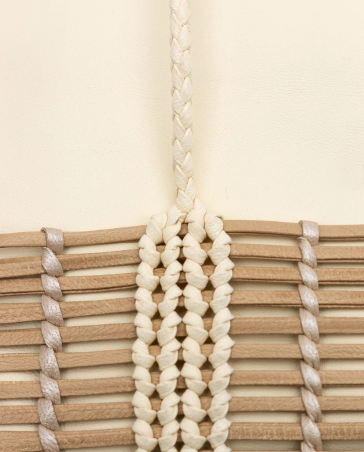 Edit Braided Goat Shopper Lottusse Women Beige Accessories L4RH362
