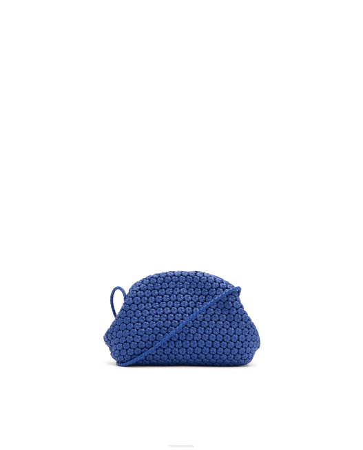 Noodbag Merino Lamb Soft Top Handle Bag Lottusse Women Blue Accessories L4RH348
