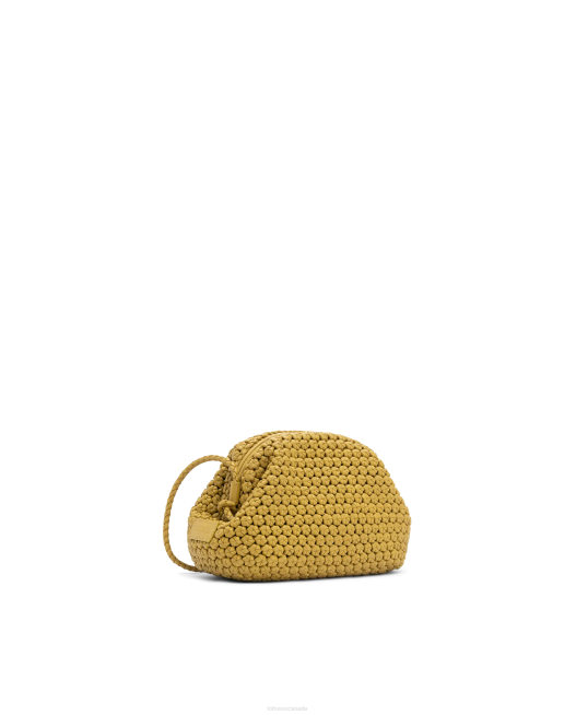 Noodbag Merino Lamb Soft Top Handle Bag Lottusse Women Yelllow Accessories L4RH350