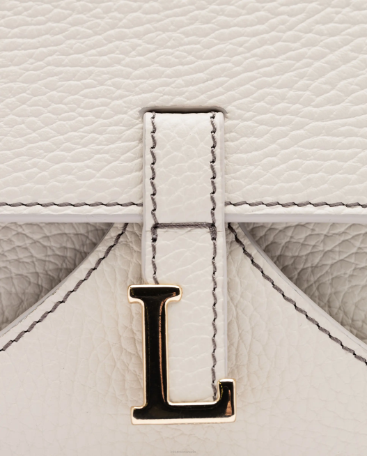 Talaia Grain Calf Top Handle Bag Lottusse Women Off White Accessories L4RH324
