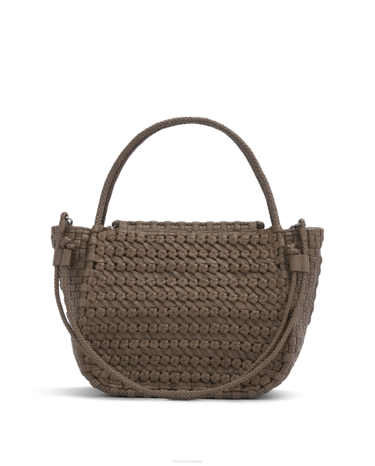 Noodbag Lamb Top Handle Noodbag Lottusse Women Taupe Accessories L4RH377
