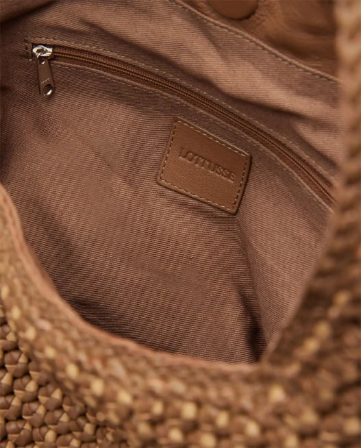 Noodbag Merino Lamb Soft Hobo Lottusse Women Brown Accessories L4RH359