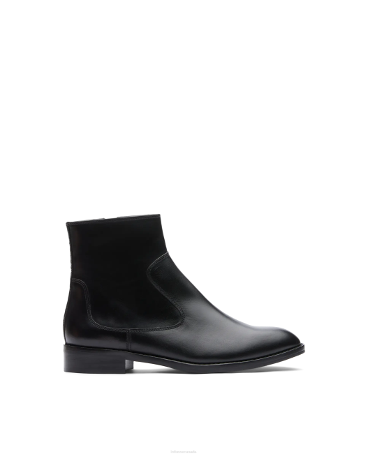 Claire Plain Calf Ankle Boots Lottusse Women Black Footwear L4RH402