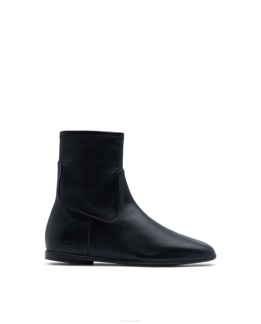 Goya Lamb Soft Ankle Boots Lottusse Women Black Footwear L4RH411