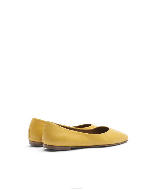 Bel Lamb Soft Ballerinas Lottusse Women Yelllow Footwear L4RH262