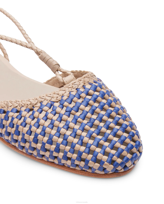 Delice Lamb Mesh Leather Ballerinas Lottusse Women Multicolour Footwear L4RH289