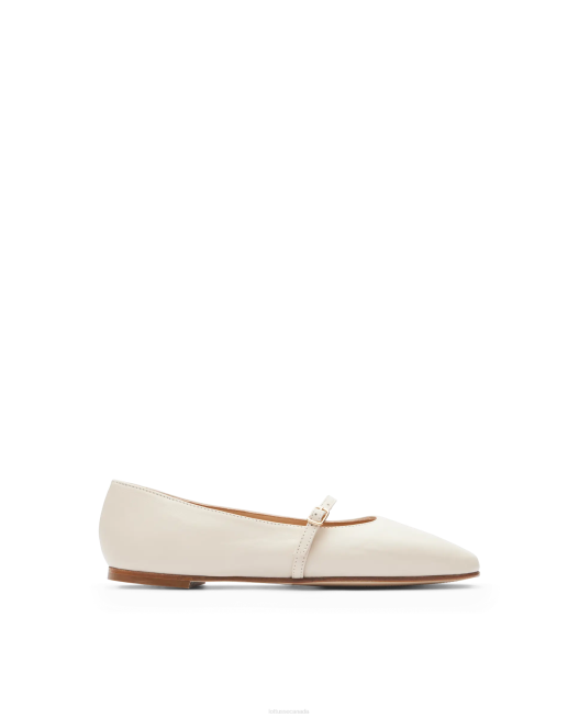 Goya Soft Lamb Ballerinas Lottusse Women Off White Footwear L4RH268