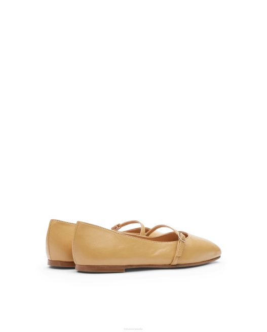 Goya Yellow Soft Lamb Ballerinas Lottusse Women Yelllow Footwear L4RH267