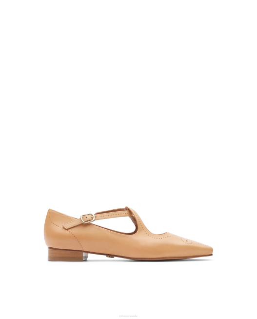 Smithson Crust Anilin Calf Ballerinas Lottusse Women Brown Footwear L4RH214