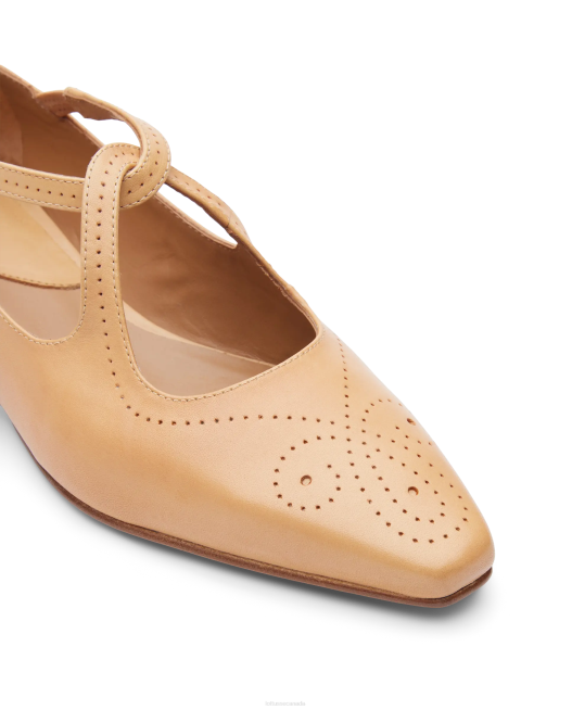 Smithson Crust Anilin Calf Ballerinas Lottusse Women Brown Footwear L4RH214