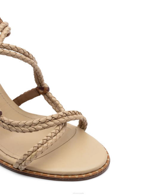 Etnic Braided Goat Sandals Lottusse Women Multicolour Footwear L4RH250