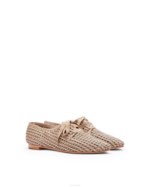 Delice Lamb Mesh Leather Derby Lottusse Women Multicolour Footwear L4RH295