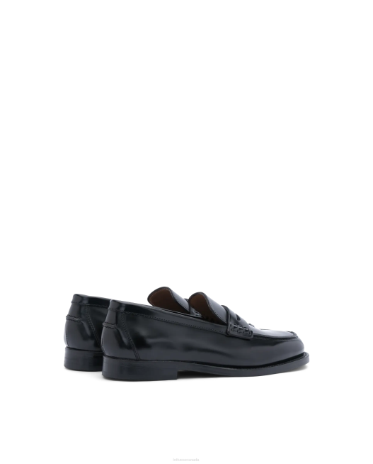 Chris Polished Binder Calf Loafers Lottusse Women Black Footwear L4RH391