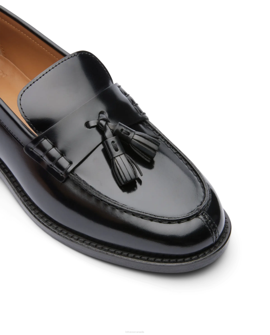 Chris Polished Binder Calf Loafers Lottusse Women Black Footwear L4RH393