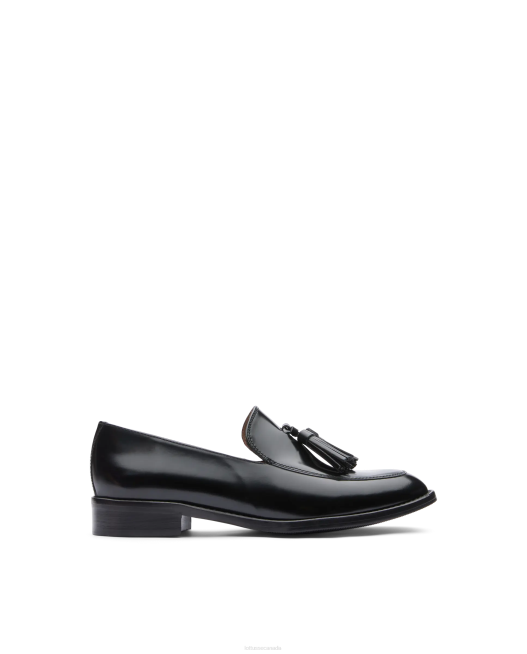 Claire Polished Binder Calf Loafers Lottusse Women Black Footwear L4RH397