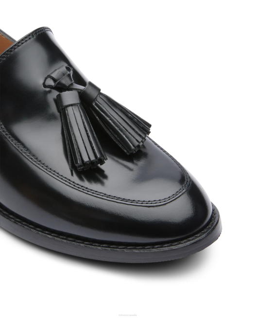 Claire Polished Binder Calf Loafers Lottusse Women Black Footwear L4RH397
