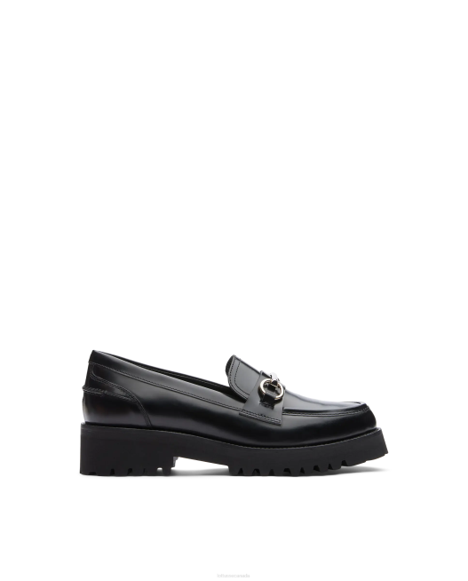 Covent Polished Binder Calf Loafers Lottusse Women Black Footwear L4RH403