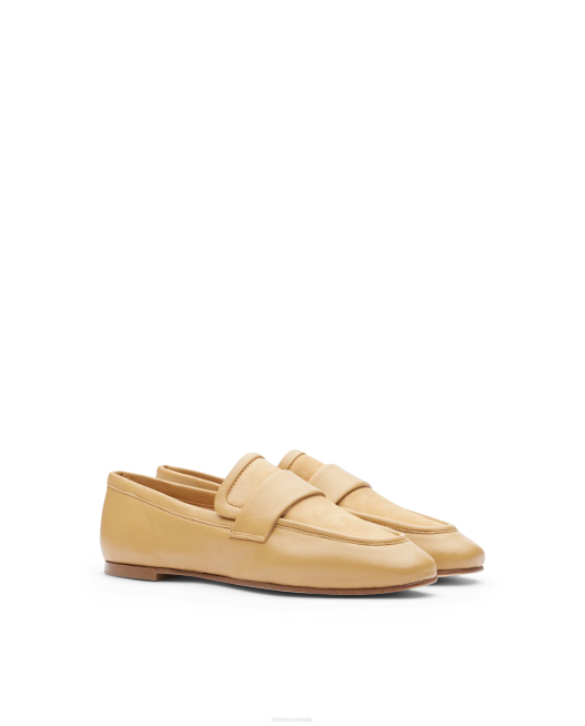 Goya Yellow Soft Lamb Loafers Lottusse Women Yelllow Footwear L4RH281