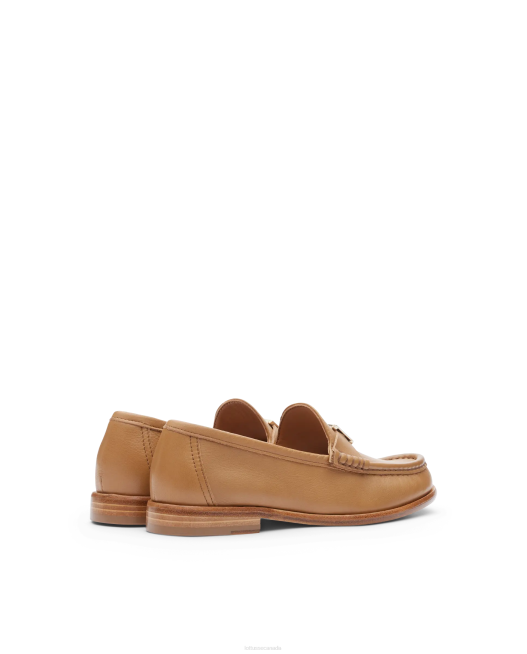 Lara Grain soft Calf Loafers Lottusse Women Brown Footwear L4RH236