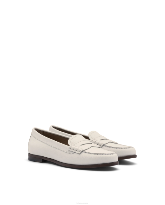 Liberty Safian Stamp Calf Loafers Lottusse Women Off White Footwear L4RH237