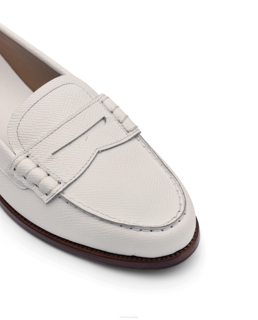 Liberty Safian Stamp Calf Loafers Lottusse Women Off White Footwear L4RH237