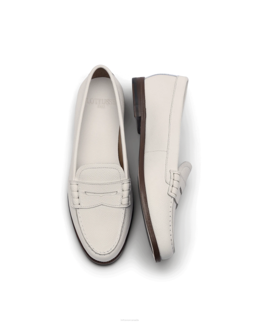 Liberty Safian Stamp Calf Loafers Lottusse Women Off White Footwear L4RH237