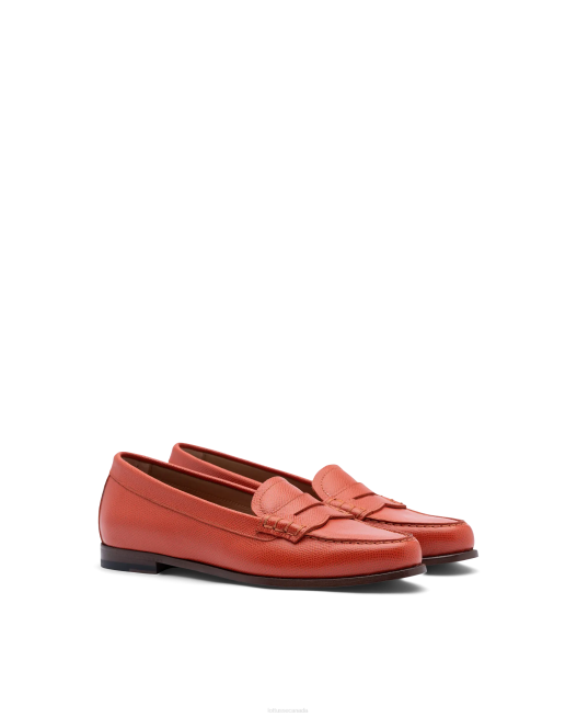 Liberty Safian Stamp Calf Loafers Lottusse Women Red Footwear L4RH238