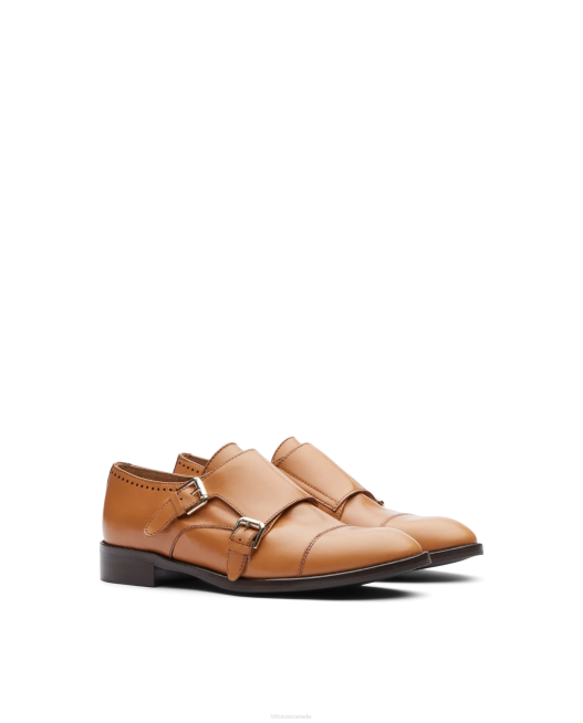 Claire Plain Calf Monks Lottusse Women Brown Footwear L4RH399