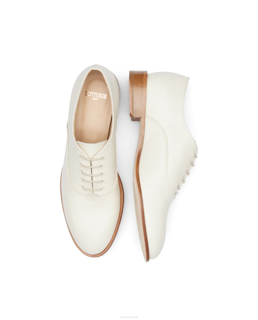 Claire Safian Stamp Calf Oxford Lottusse Women Off White Footwear L4RH241