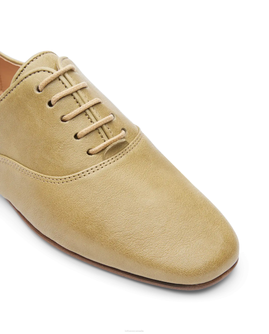Goya Bright Wash Lamb Oxford Lottusse Women Olive Green Footwear L4RH274