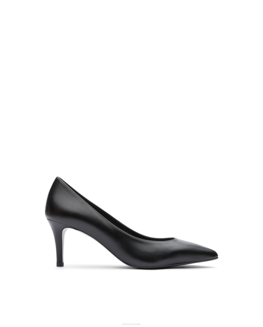 CARLA Plain Calf Pumps Lottusse Women Black Footwear L4RH406