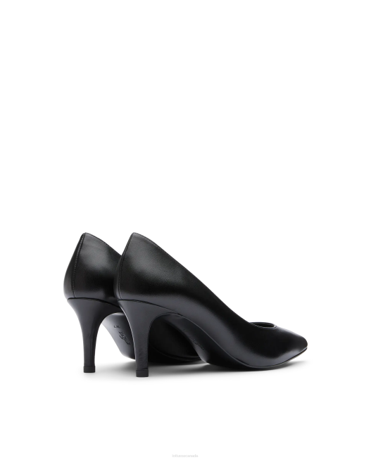 CARLA Plain Calf Pumps Lottusse Women Black Footwear L4RH406