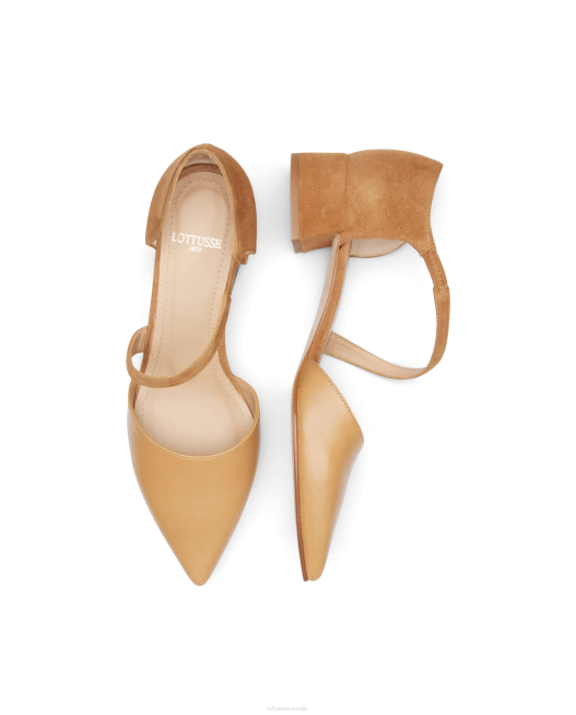 Carla Plain Calf Pumps Lottusse Women Brown Footwear L4RH223