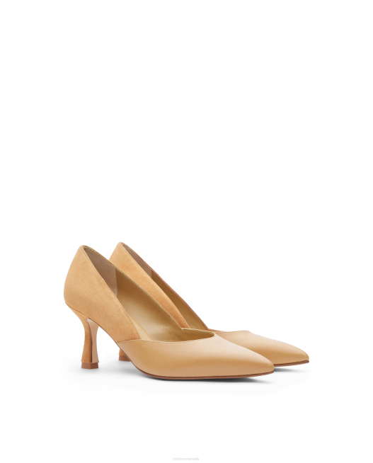 Carla Plain Calf Pumps Lottusse Women Brown Footwear L4RH232