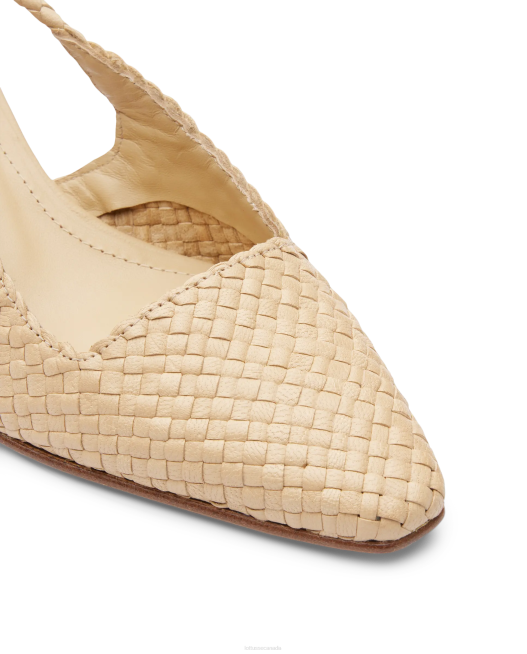 Summer Lamb Mesh Leather Pumps Lottusse Women Beige Footwear L4RH311
