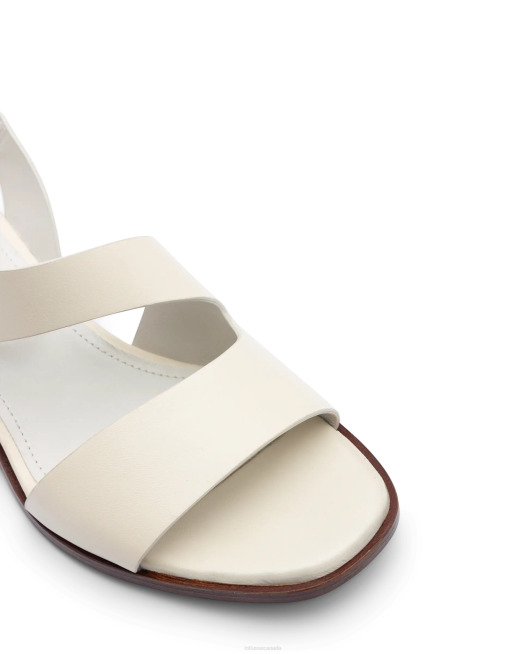 Nylo Plain Grain Calf Sandals Lottusse Women Off White Footwear L4RH257