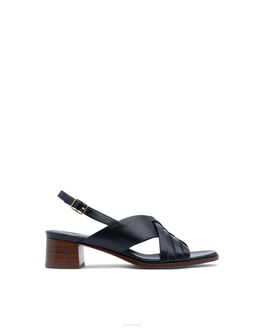 Nylo Soft Lamb Sandals Lottusse Women Black Footwear L4RH253