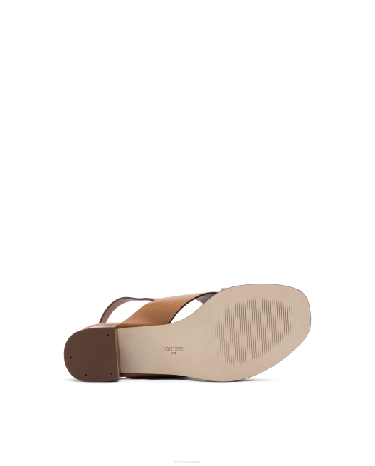 Nylo Soft Lamb Sandals Lottusse Women Brown Footwear L4RH252