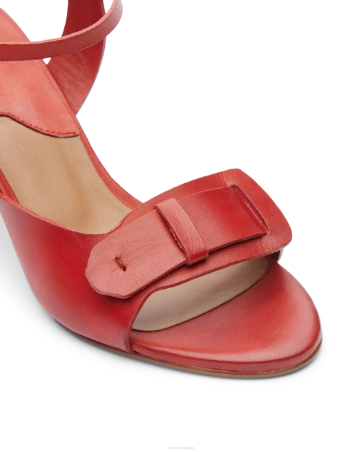Smithson Crust Anilin Calf Sandals Lottusse Women Red Footwear L4RH220