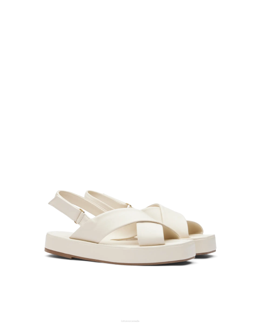Steffy Lamb Soft Sandals Lottusse Women Off White Footwear L4RH261