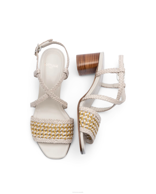 Summer Lamb Mesh Leather Sandals Lottusse Women Multicolour Footwear L4RH315