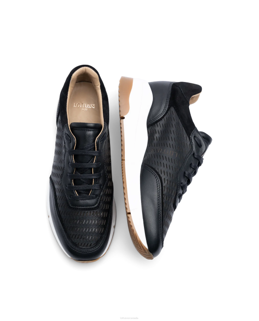 Diana Soft Calf Sneakers Lottusse Women Black Footwear L4RH208