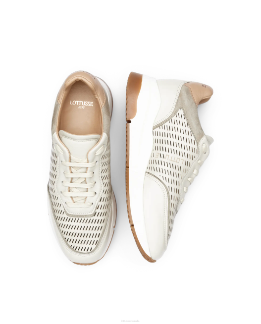 Diana Soft Calf Sneakers Lottusse Women Off White Footwear L4RH304