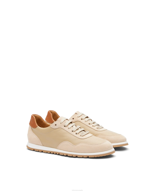 Mancor Goat Suede Sneakers Lottusse Women Beige Footwear L4RH415