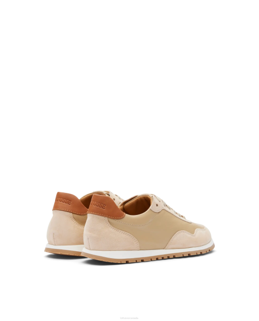 Mancor Goat Suede Sneakers Lottusse Women Beige Footwear L4RH415