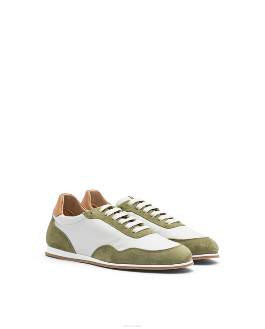 Mancor Goat Suede Sneakers Lottusse Women Olive Green Footwear L4RH300