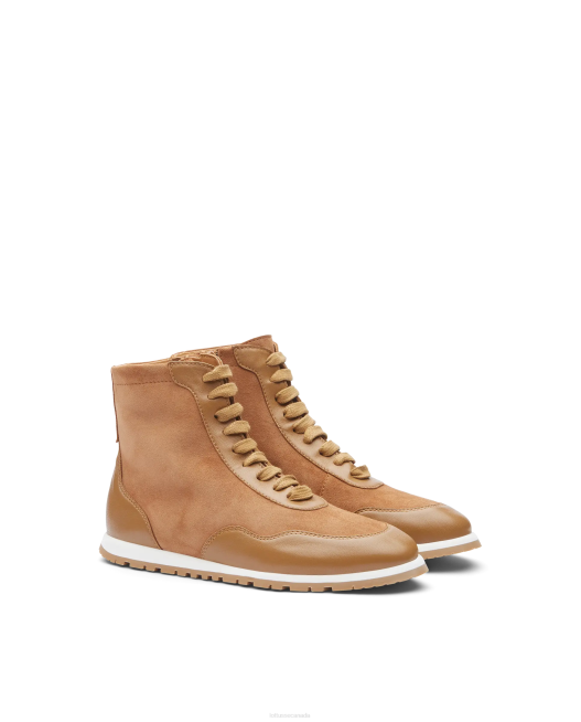 Mancor Lamb Soft Sneakers Lottusse Women Brown Footwear L4RH412