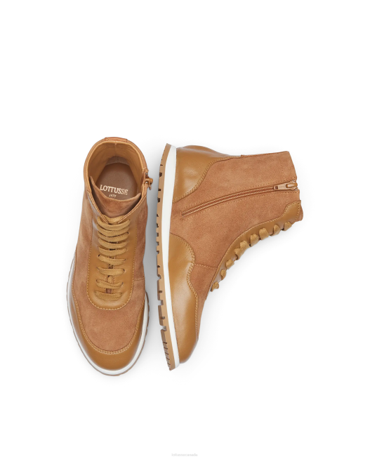 Mancor Lamb Soft Sneakers Lottusse Women Brown Footwear L4RH412